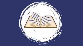 Kreis mit einem offenen Buch