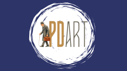 Logo Parkinson PD art von Sabine Löwenthal